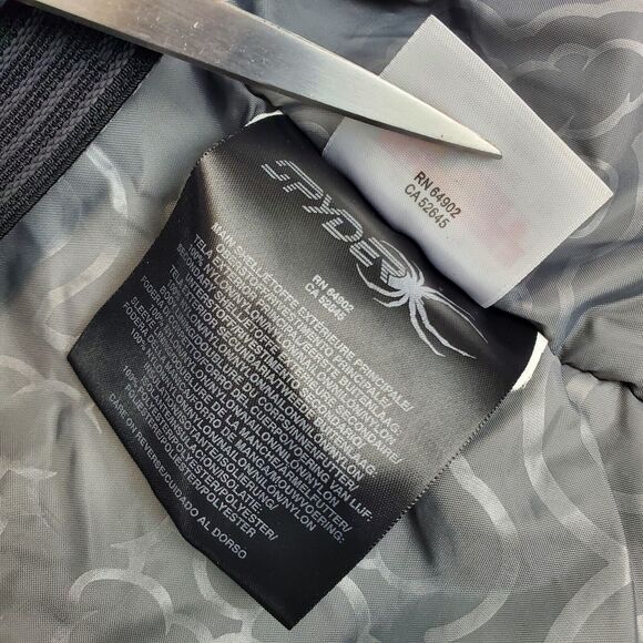 Vintage SPYDER Jacket KIDS 20/XXL Orange Hooded Winter Ski SnowBoarding Outdoor - Picture 5 of 14